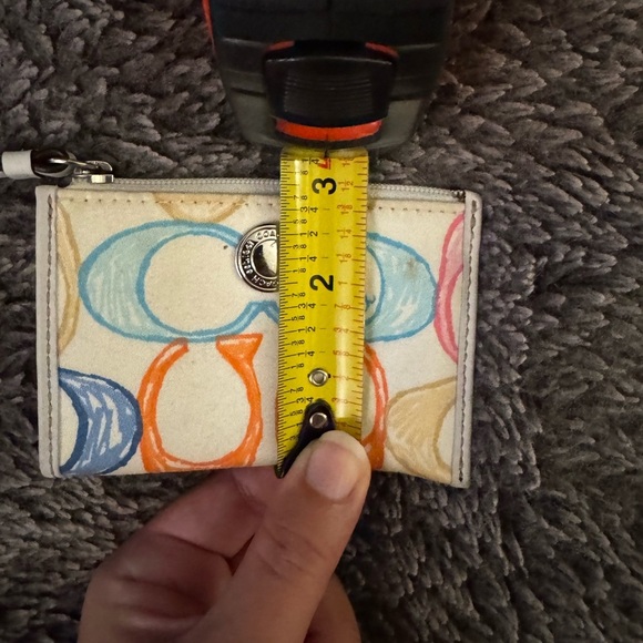 COACH Multicolor Signature Card Holder - Picture 3 of 7